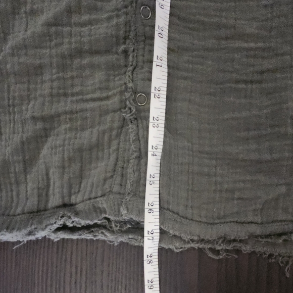 COPY - Natural Life -100% Cotton - Green - Longline - Blouse - XL - Unfinished … - Picture 7 of 7